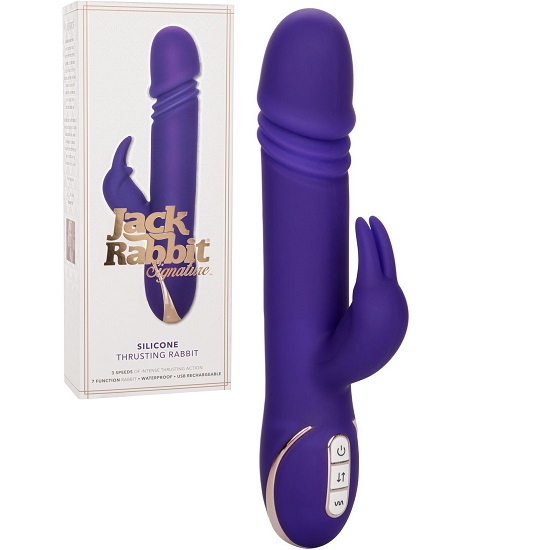 Jack Rabbit Signature Silicone Thrusting Rabbit Vibrator