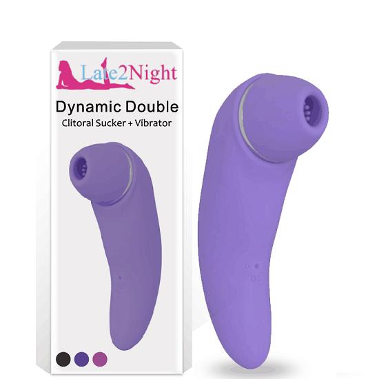 Late2Night Dynamic Double Clitoral Sucker Vibrator