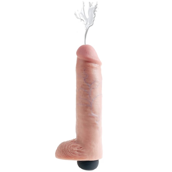 King Cock 10 Inch Squirting Dildo With Balls