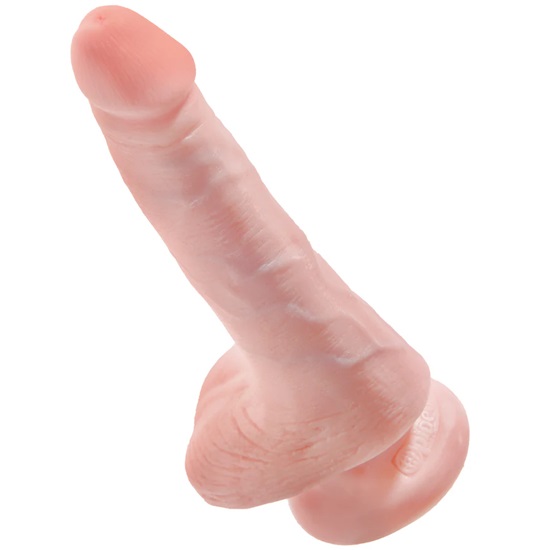 King Cock 6 Inch Dildo With Balls