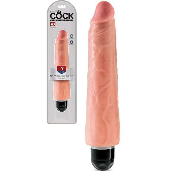 King Cock 9 Inch Vibrating Stiffy