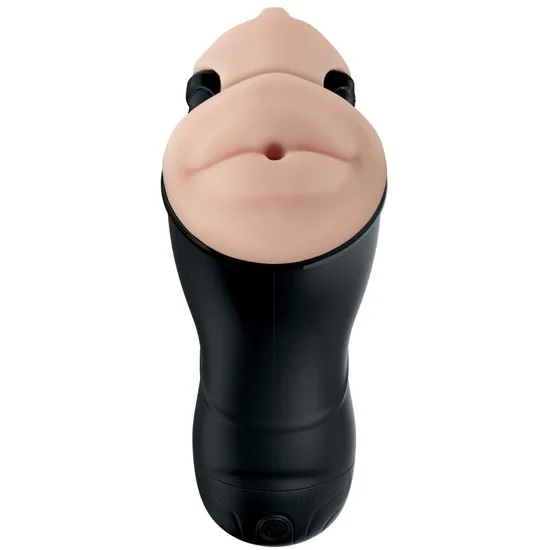 PDX Elite Double Penetration Vibrating Stroker