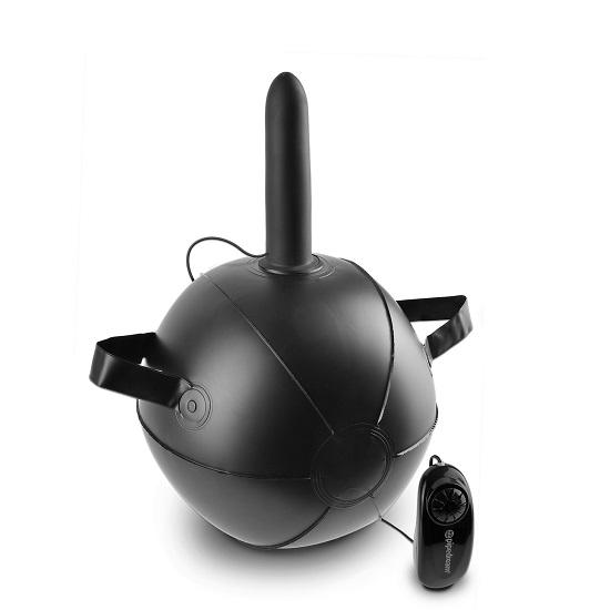 King Cock Vibrating Mini Sex Ball with 6 Inch Dildo