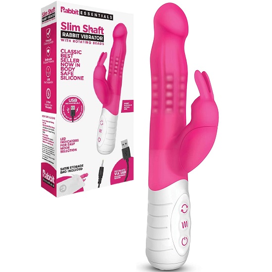 Rabbit Essentials Slim Shaft Rabbit Vibrator