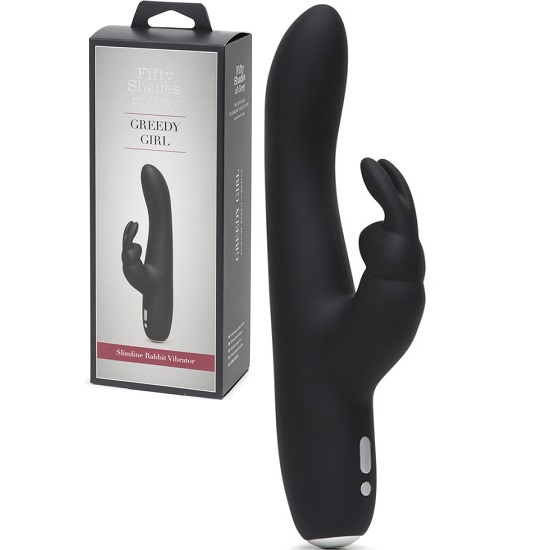 Fifty Shades of Grey Greedy Girl Slimline Rabbit Vibrator