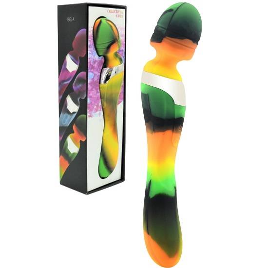 Colourful Camo Beja 2 in 1 Vibrator
