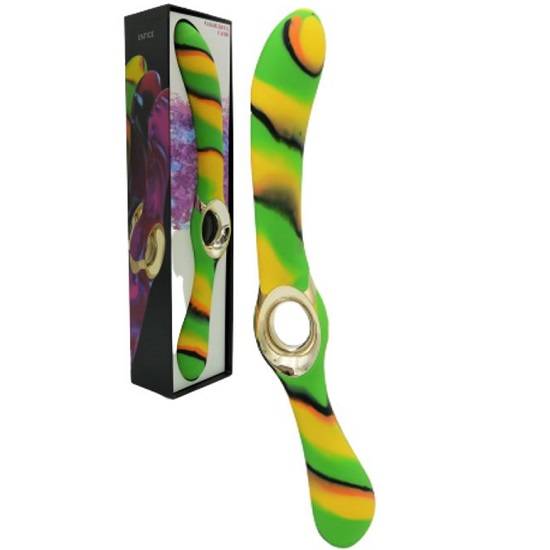 Colourful Camo Entice Double Ended Vibrator