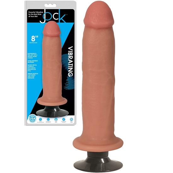 Jock 8 Inch Vibrating Dong
