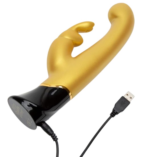 Fifty Shades Of Grey Greedy Girl Gold Rabbit Vibrator