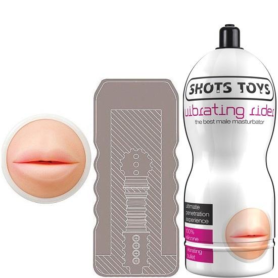 Shots Toys Vibrating Rider Mouth Stroker