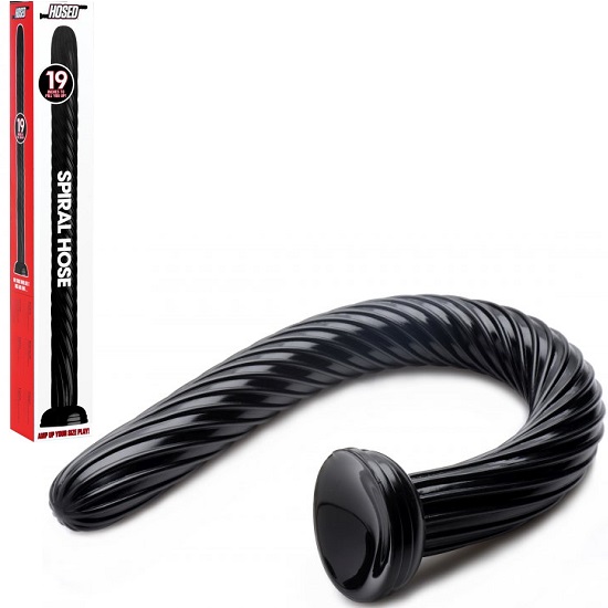 Hosed 19 Inch Spiral Anal Snake