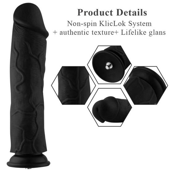 HiSmith KlicLok 11 Inch Curved Dildo