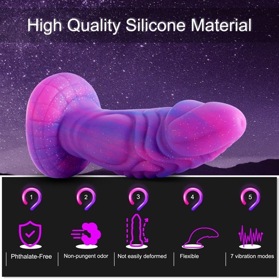 HiSmith KlicLok 8 Inch Vibrating Dildo
