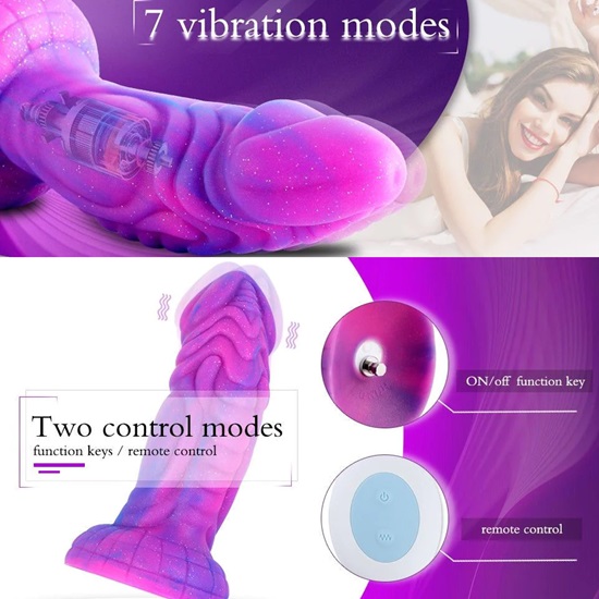 HiSmith KlicLok 8 Inch Vibrating Dildo