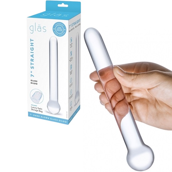 Glas 7 Inch Straight Glass Dildo