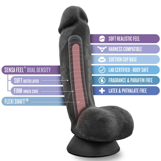 Au Naturel Bold Pound 8.5 Inch Dildo
