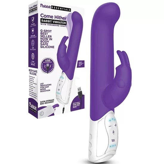 Rabbit Essentials Come Hither Rabbit Vibrator