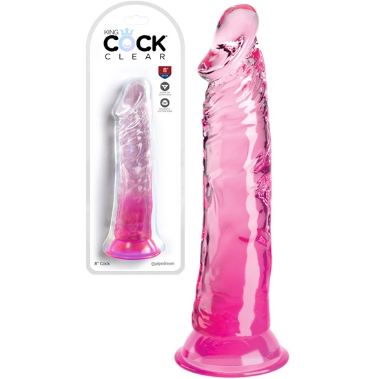 King Cock Clear 8 Inch Dildo
