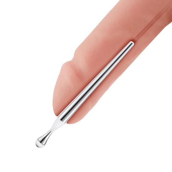 Blue Line 3.5″ Stainless Steel Penis Plug