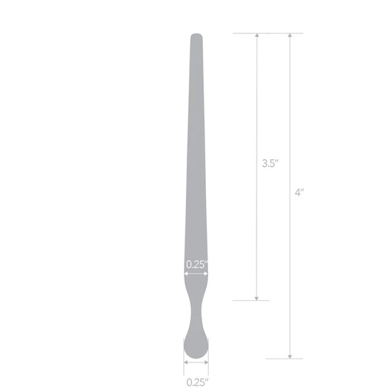 Blue Line 3.5″ Stainless Steel Penis Plug