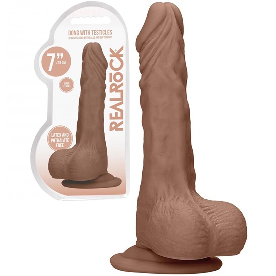RealRock 7 Inch Dong With Balls