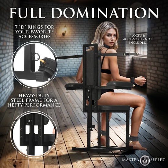 Master Series Enforcer Chair with Sex Machine