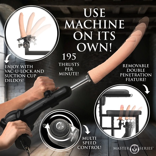 Master Series Enforcer Chair with Sex Machine