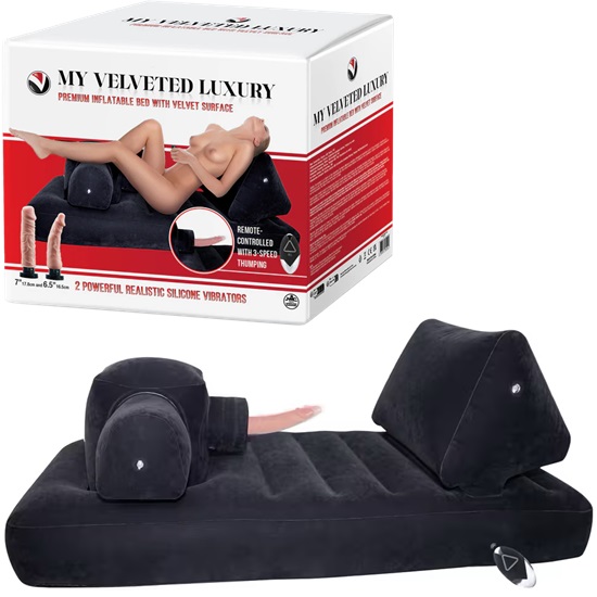 My Velveted Luxury Inflatable Bed Thrusting Sex Machine