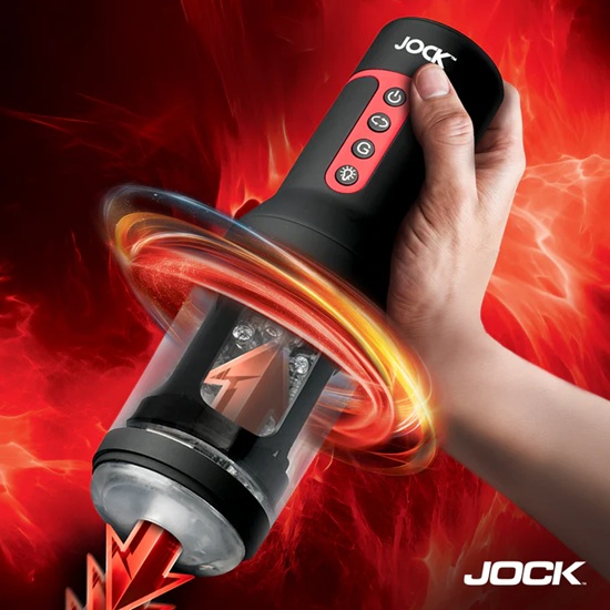 Jock Auto Spin Spinning and Thrusting Masturbator