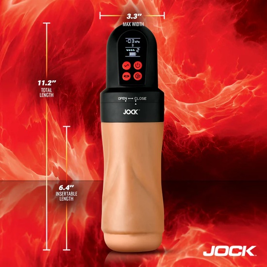 Jock Mega Suck Sucking & Vibrating Masturbator