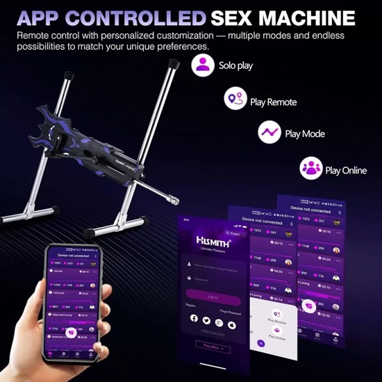 HiSmith & Wildolo Intelligent APP Controlled Premium Sex Machine